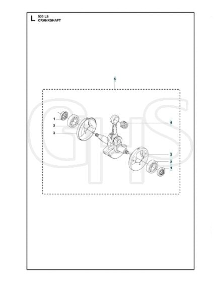 Husqvarna 535LS - Crankshaft