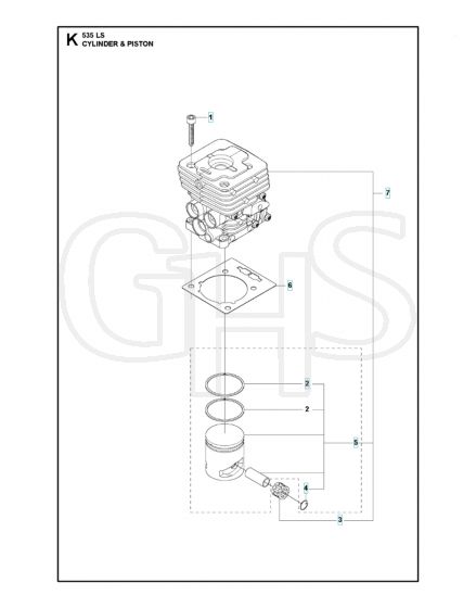 Husqvarna 535LS - Cylinder Piston