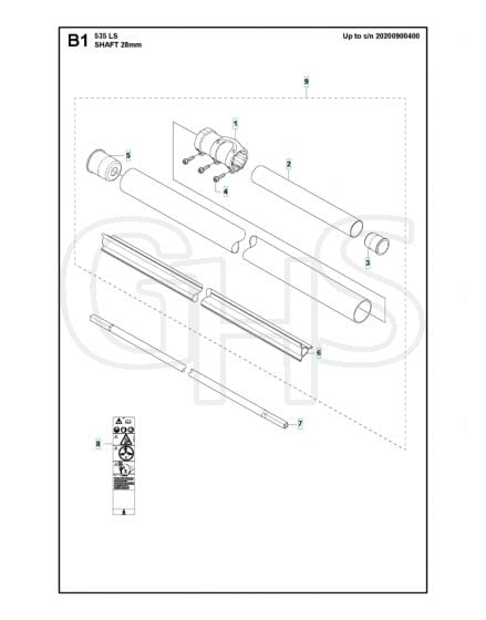 Husqvarna 535LS - Shaft