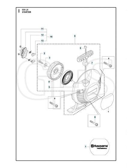 Husqvarna 535LS - Starter