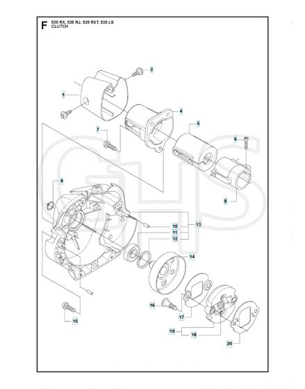 Husqvarna 535RJ - Clutch