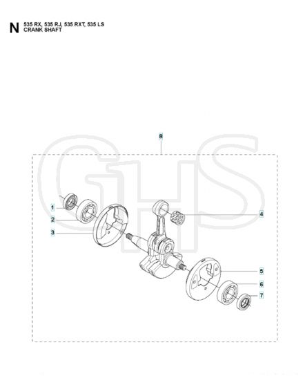 Husqvarna 535RJ - Crankshaft