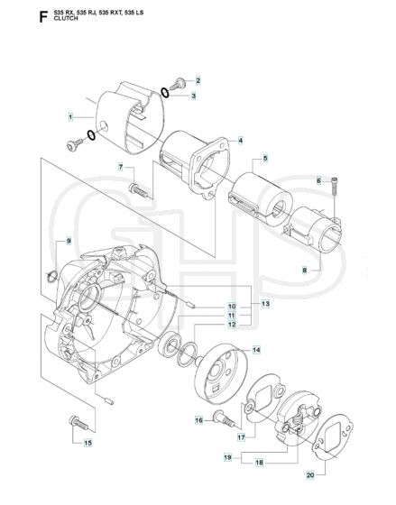 Husqvarna 535RX - Clutch