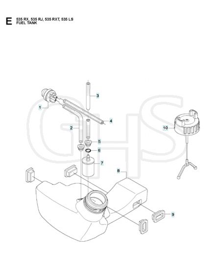 Husqvarna 535RX - Fuel Tank