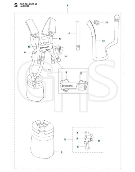 Husqvarna 535RX - Harness