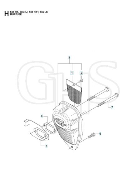 Husqvarna 535RX - Muffler