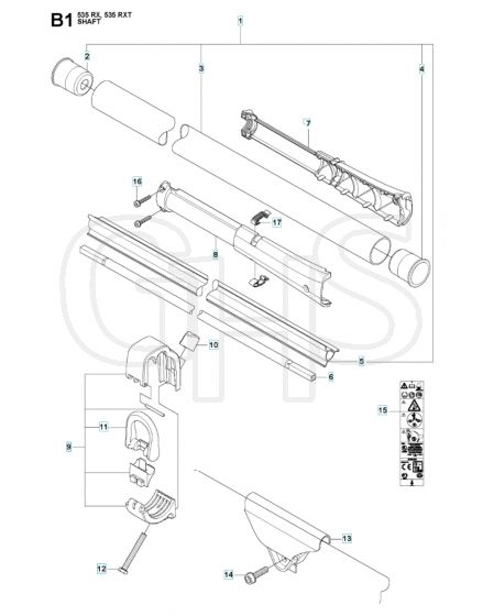 Husqvarna 535RX - Shaft