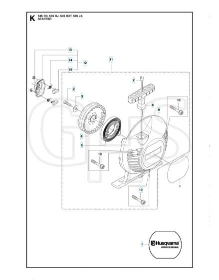 Husqvarna 535RX - Starter