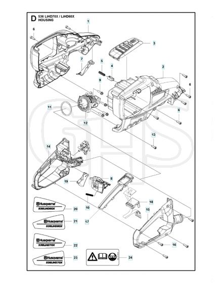 Husqvarna 536LIHD70X - Housing