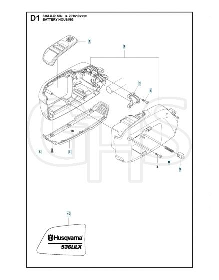 Husqvarna 536Lilx - Housing 2