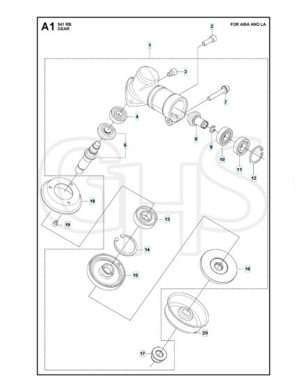 Husqvarna 541RB - Gears