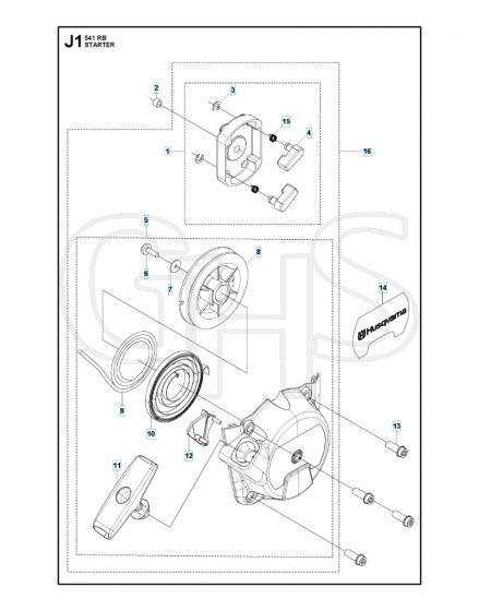 Husqvarna 541RB - Starter