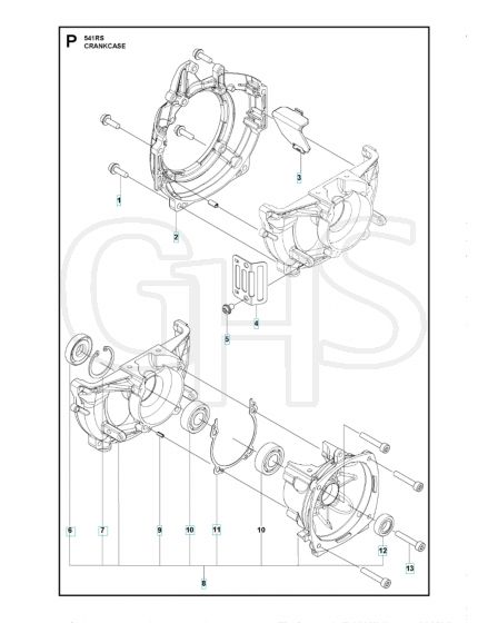 Husqvarna 541RS - Crankcase