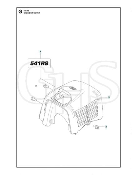 Husqvarna 541RS - Cylinder Cover