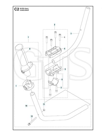 Husqvarna 541RS - Handle