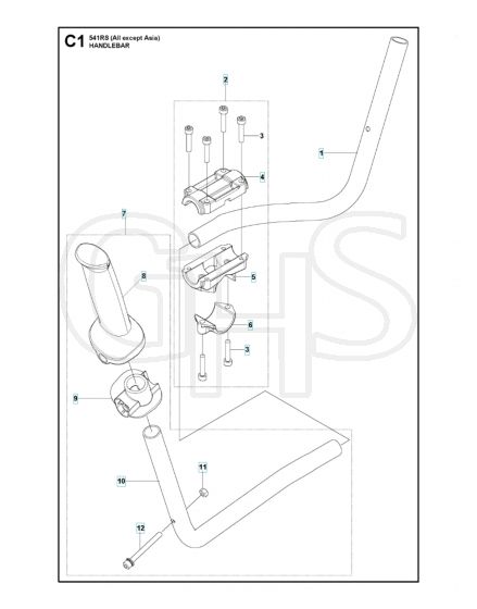 Husqvarna 541RS - Handle 2