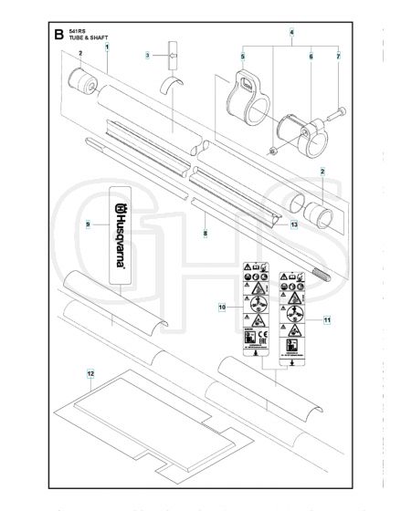 Husqvarna 541RS - Tube & Shaft