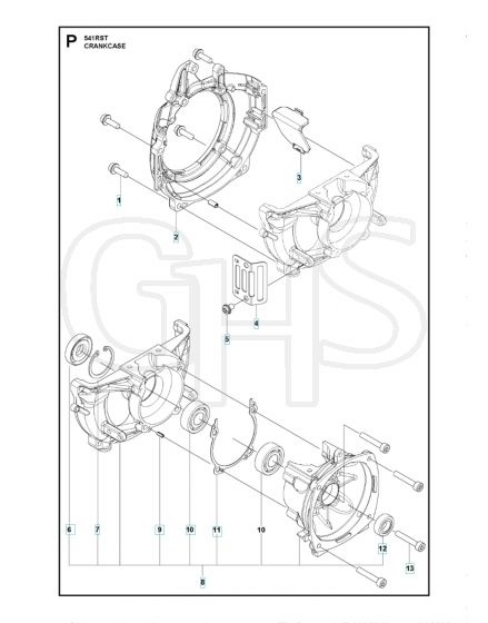 Husqvarna 541RST - Crankcase