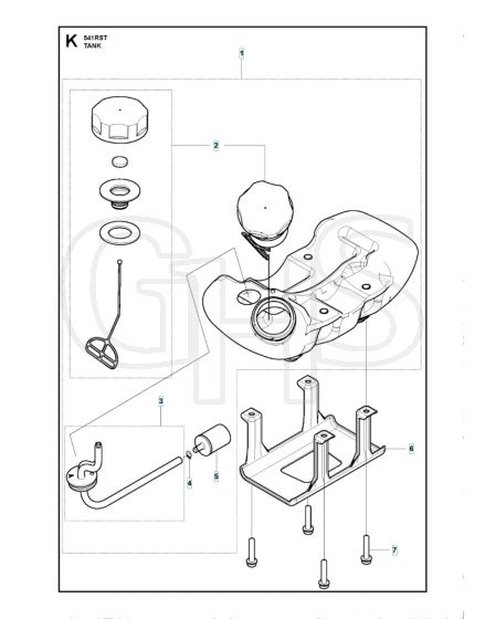 Husqvarna 541RST - Fuel Tank