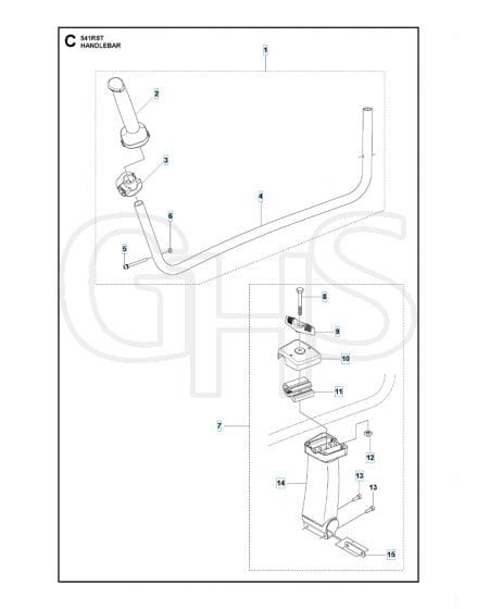 Husqvarna 541RST - Handle