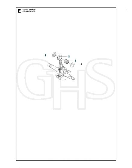 Husqvarna 543XP - Crankshaft