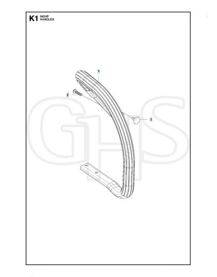 Husqvarna 543XP - Handle