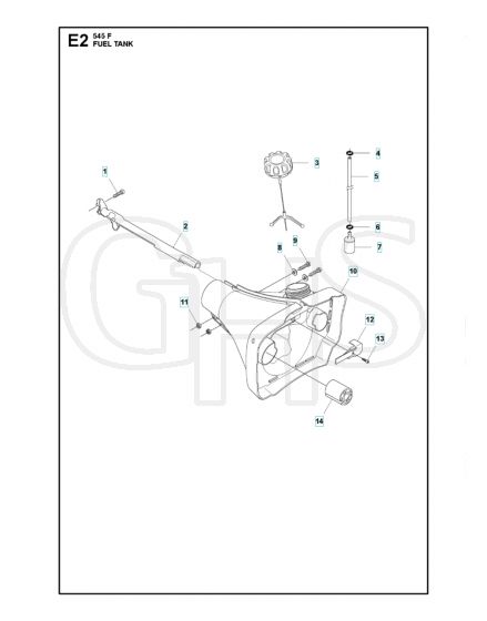 Husqvarna 545F - Fuel Tank