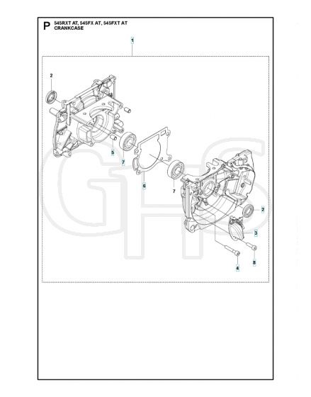 Husqvarna 545FXAutoTune - Crankcase