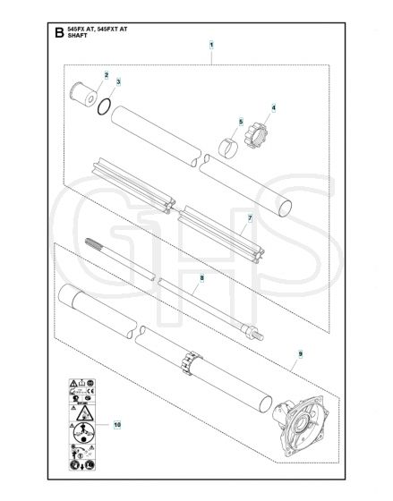 Husqvarna 545FXAutoTune - Shaft