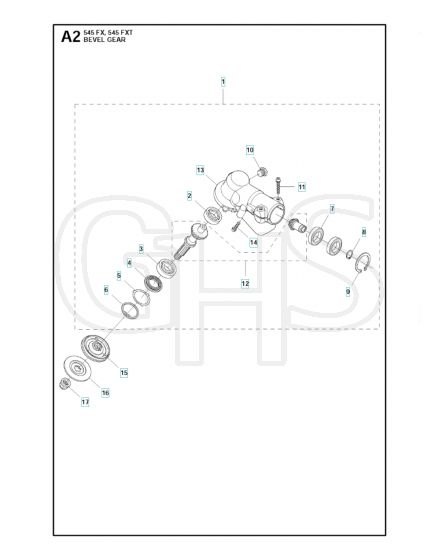 Husqvarna 545FX - Bevel Gear