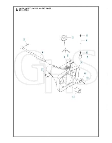Husqvarna 545FX - Fuel Tank