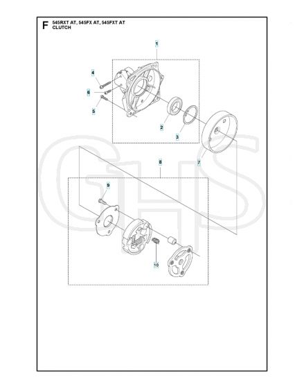 Husqvarna 545FXTAT - Clutch