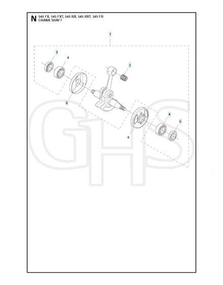 Husqvarna 545FXT - Crankshaft