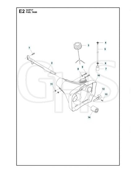 Husqvarna 545FXT - Fuel Tank
