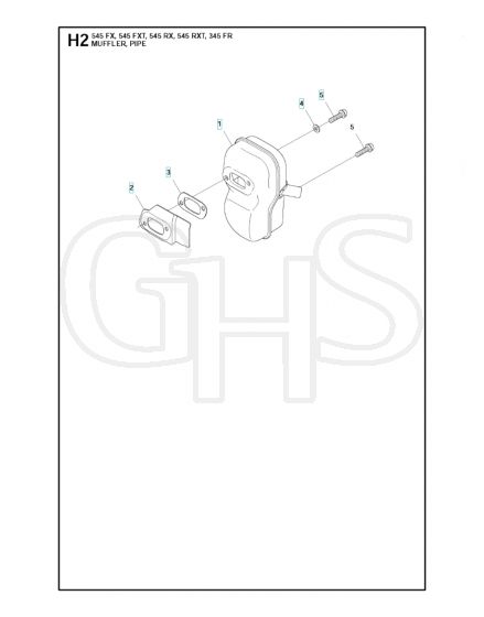 Husqvarna 545FXT - Muffler 2