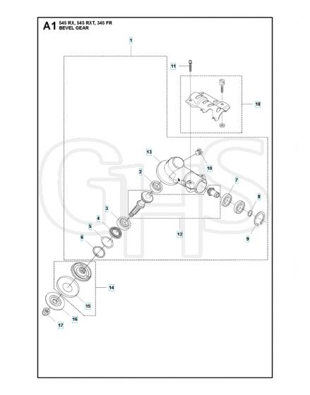 Husqvarna 545RX - Bevel Gear