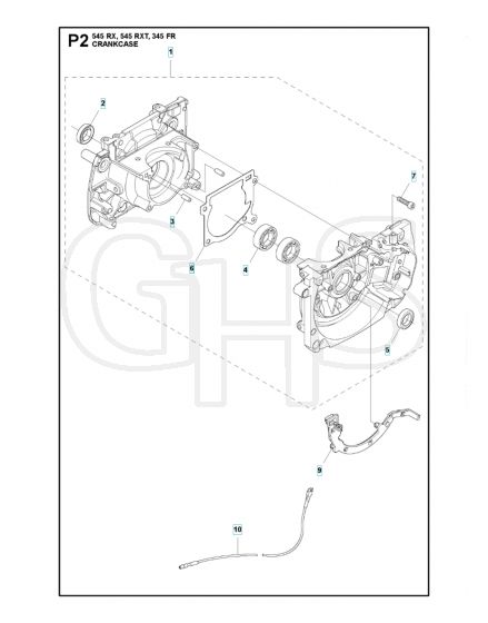 Husqvarna 545RX - Crankcase