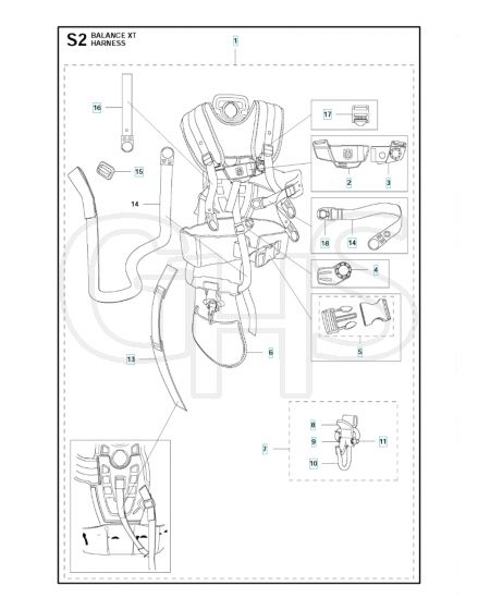 Husqvarna 545RX - Harness 2