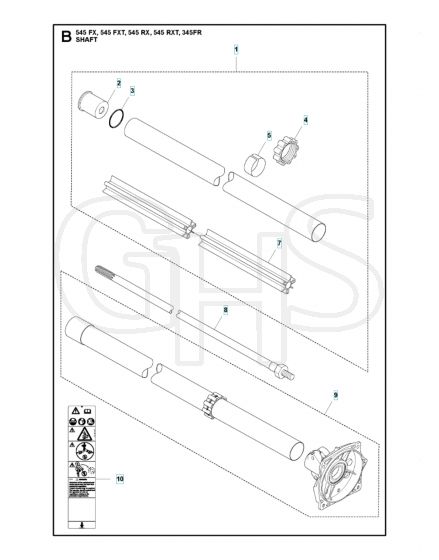 Husqvarna 545RX - Shaft