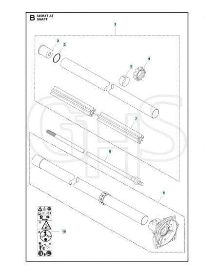 Husqvarna 545RXTAT - Shaft