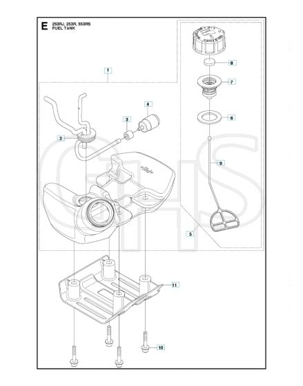 Husqvarna 553RS - Fuel Tank