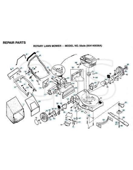 Husqvarna 56SFE - Repair Parts