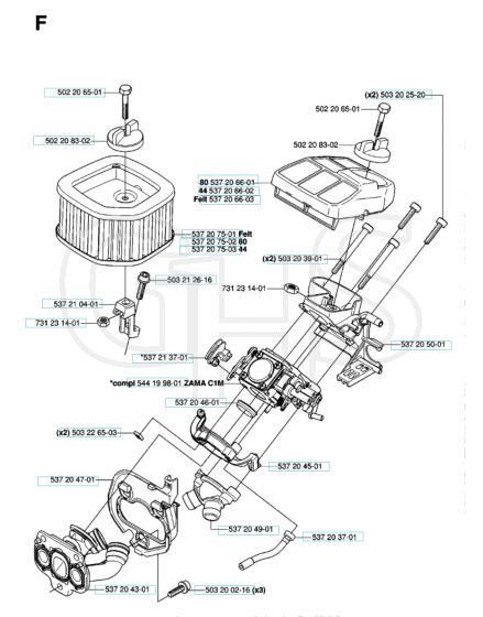 Husqvarna 575XP - Carburetor & Air Filter