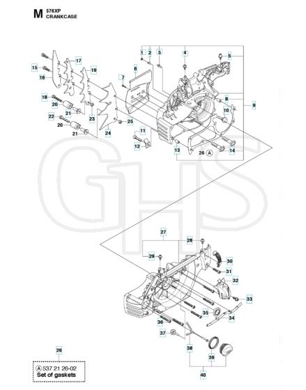 Husqvarna 576XP - Crankcase