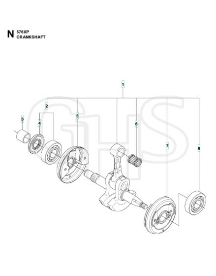 Husqvarna 576XP - Crankshaft