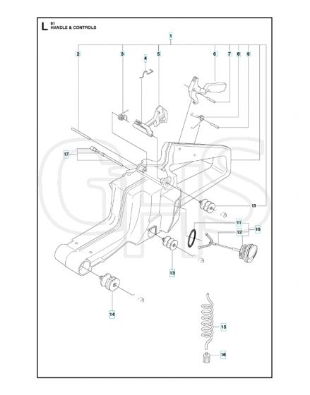 Husqvarna 61 - Handle & Controls