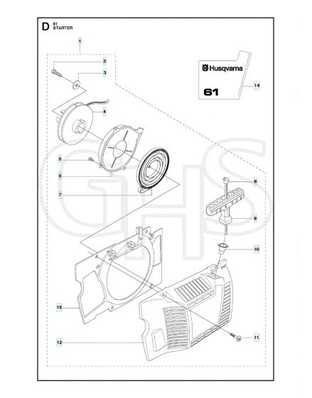 Husqvarna 61 - Starter