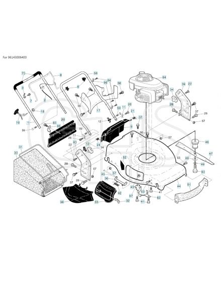 Husqvarna 7022RLS - Frame