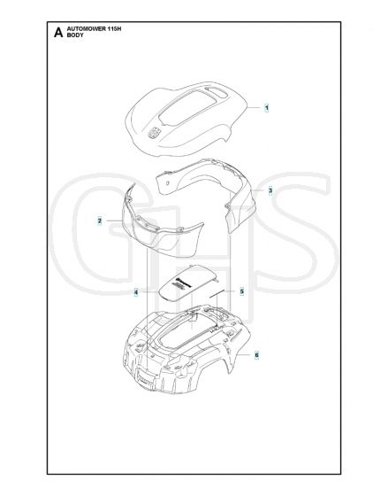 Husqvarna Automower 115H - Cover