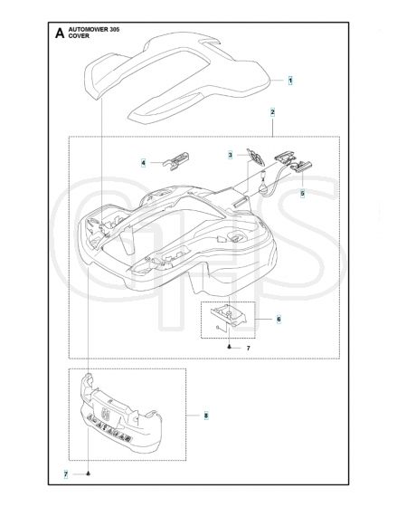 Husqvarna Automower 305 - Cover